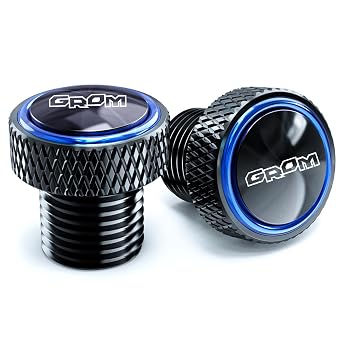 2PCS CNC M10x1.25 Motorcycle Mirror Hole Plugs Stock Mirrors Hole Screw Compatible With MSX125 GROM SP 2023 GROM 125 MSX 125 2013-2023 2024 Blue