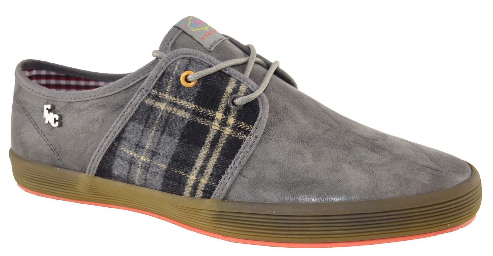 Mens Flat Plimsoll Pump Lace Up Fish N Chips Casual Desertcart