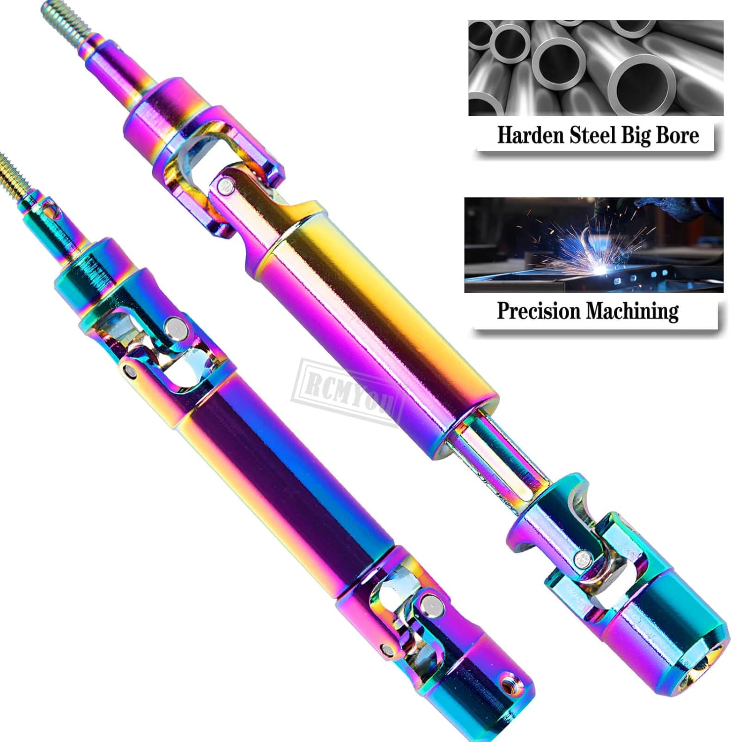 RC Drive Shaft Axles Upgrades Part for 1/10 Granite/Senton 4x4 3S Blx Mega 550/Vorteks 3s blx,Front Rear Driveshaft CVD with Hex,Colorful