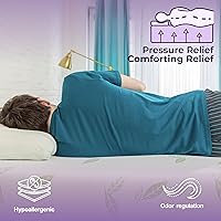 Vista 11 de NapQueen Colchón King de espuma viscoelástica de té verde Anula de 12 pulgadas, colchón de cama King en una caja, certificado CertiPUR-US, firmeza