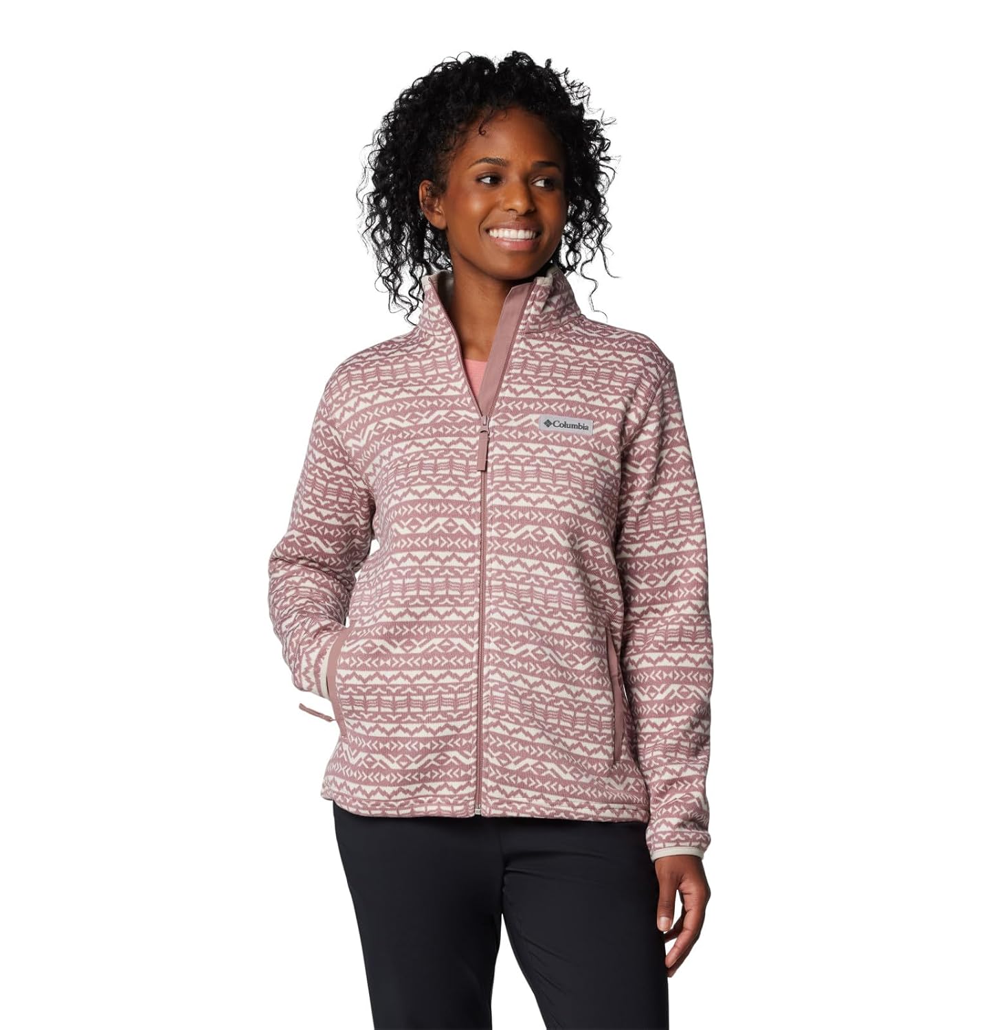 Columbia womens Sweater Weather Print Full Zip