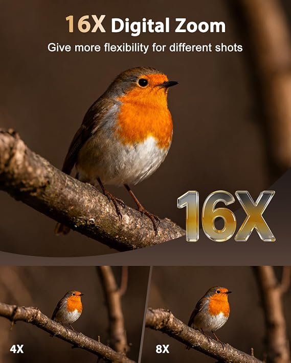 8K Digital Camera for Photography 96MP WiFi Dual Screen Camera for Kids
