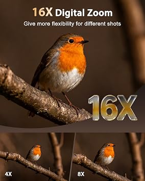 8K Digital Camera for Photography 96MP WiFi Dual Screen Camera for Kids
