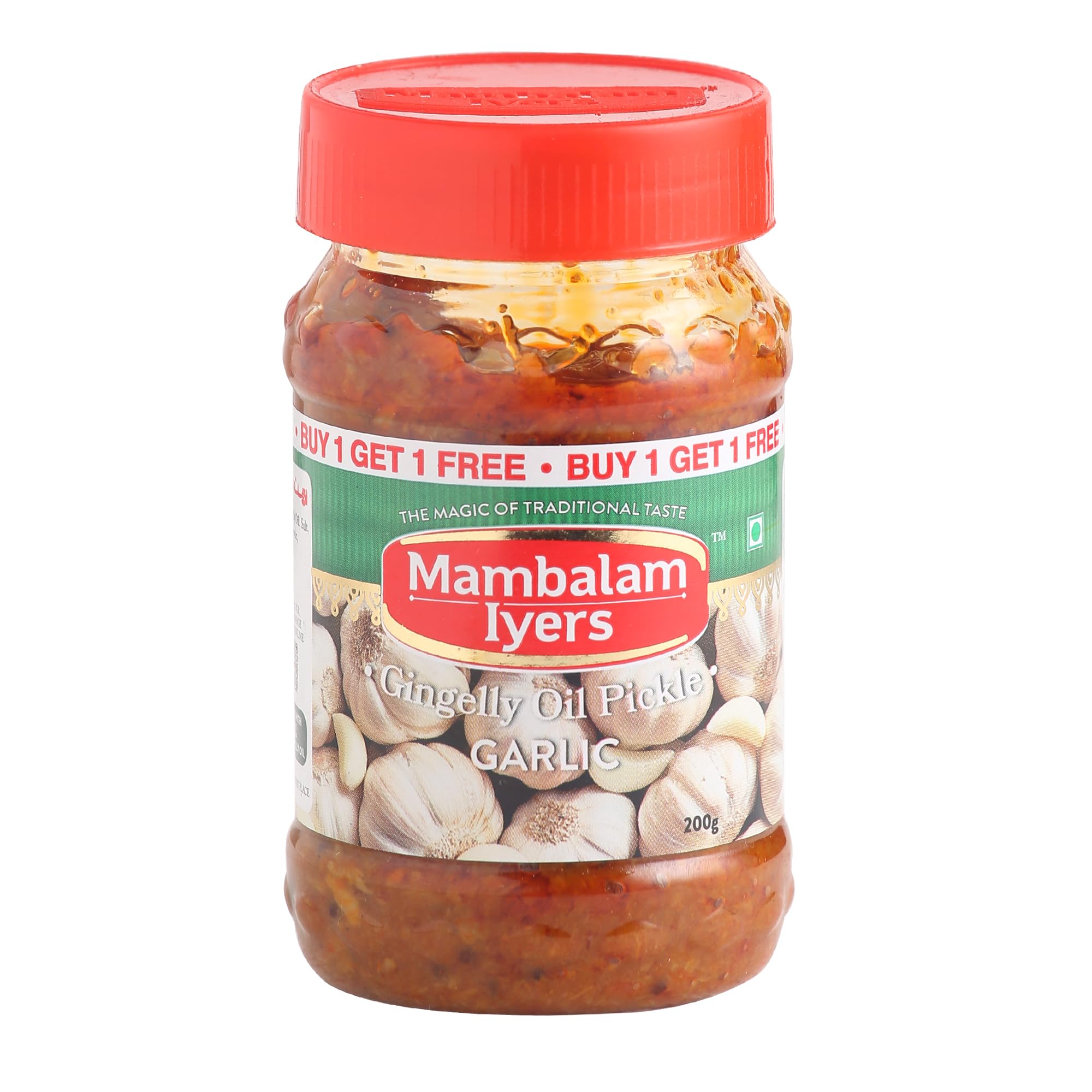 Mambalam Iyers Gingelly Oil Garlic Pickle, 200g