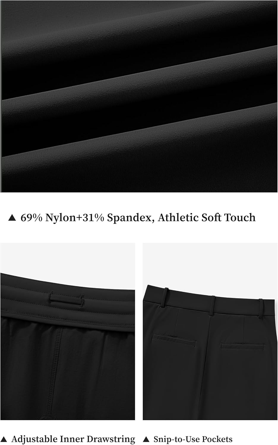 MOOSLOVER Women Wide Leg Dress Pants Stretch Pull On High Waisted Work Pants Business Casual Trousers with Pockets - Image 7