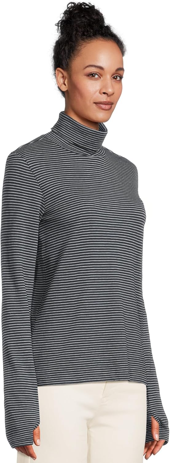 Faherty Womens Feather Cloud Layering T Neck - Image 2