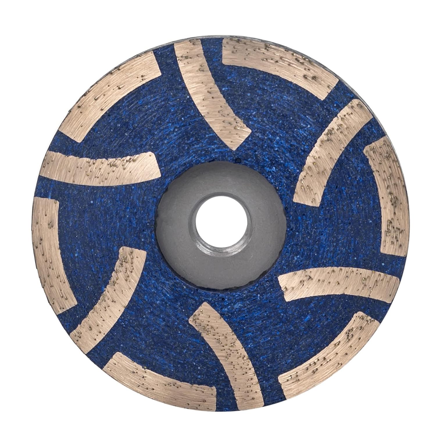 4 Inch Dry/Wet Flat Diamond Resin Filled Grinding Wheel Cup Wheel for Granite and Engineered Stone (Fine)