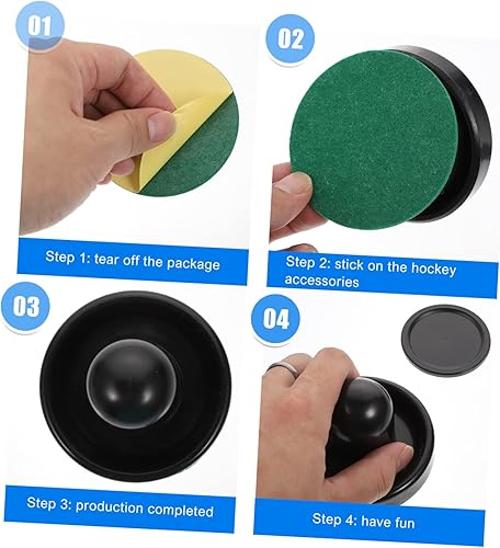 Miniatura 9 de Sosoport 1 juego de hockey Kit de hockey para niños, accesorios de aire para niños, artículos de hockey de aire, empujadores de mesa, piezas de