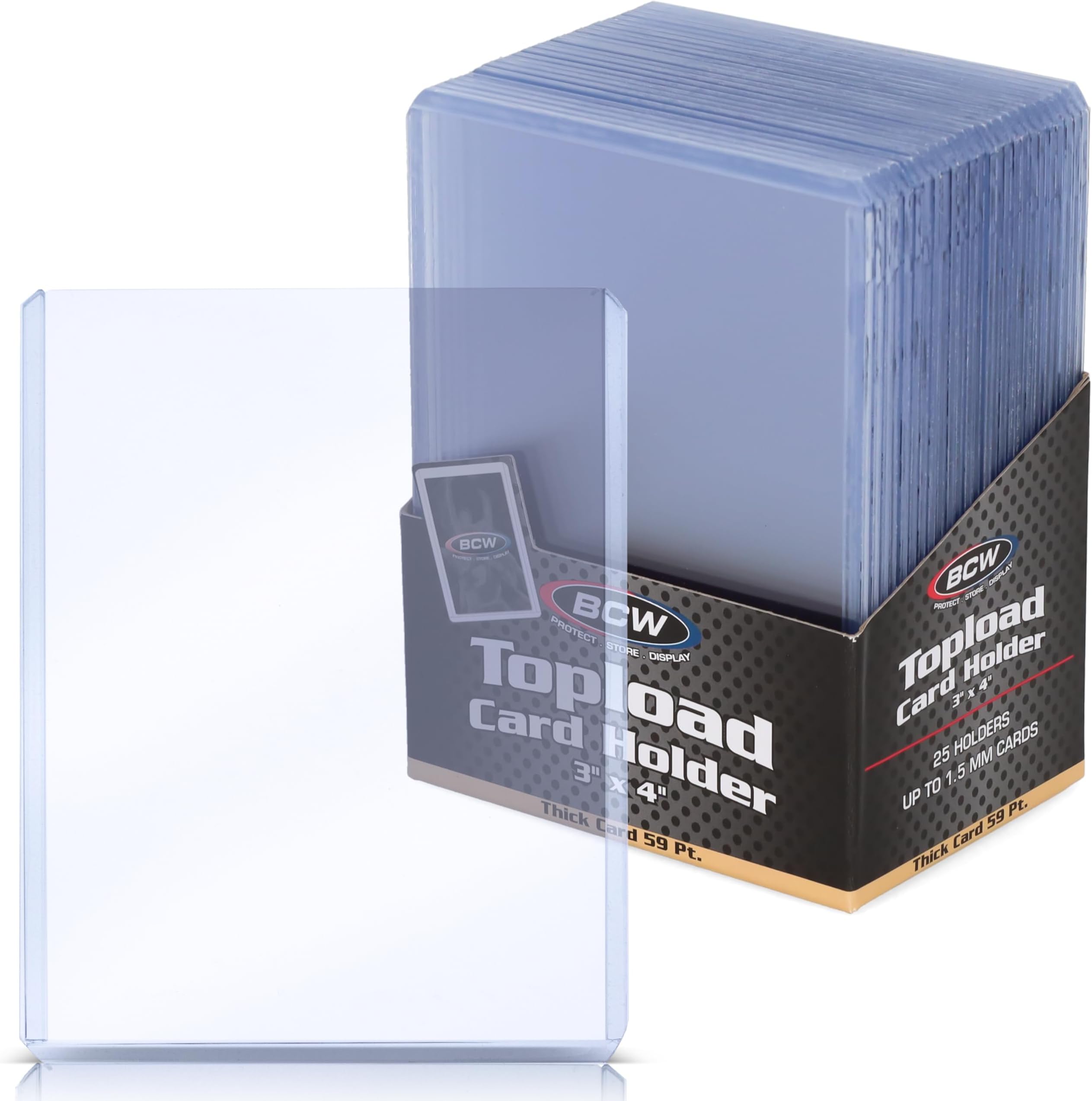 59 pt Thick Card Topload Holder - 4 pk