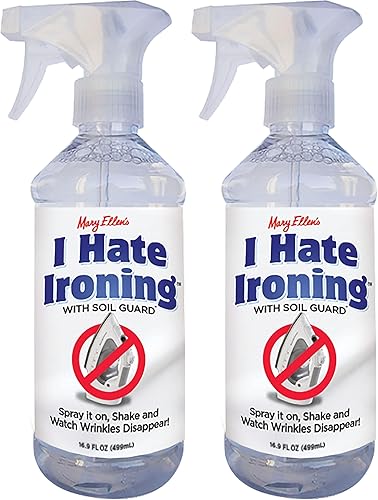Miniatura 4 de Mary Ellen Products I Hate - Removedor de arrugas en aerosol para planchar, 16 onzas