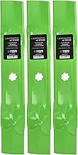 8TEN LawnRAZOR Blade Set for John Deere LA140 LA145 LA155 LA165 D140 48 Inch Deck GY20852 GX21784 AM141035 (Mulching)