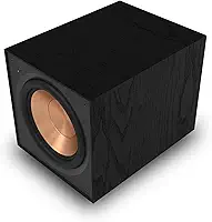Klipsch Subwoofer sem fio de disparo frontal R-101SW de 10" com os novos woofers de 10" e um amplificador digital para som premium Home Theater em preto