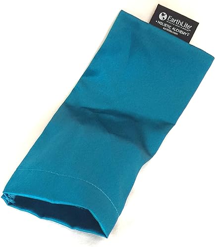 EARTHLITE - Funda de almohada de seda holística de alquimia, 100% seda pura, lavable y sanitaria, refrigerante y calmante (solo funda)