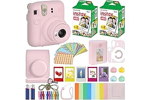 Fujifilm Instax Mini 12 Instant Camera Holiday Gift Set: Capture Cherished Moments with Elegance