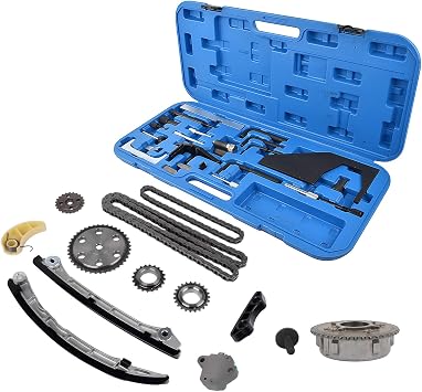 Timing Chain VVT Gear Tool Kit Replacement for 2007-2012 Mazda 3 6 CX-7 2.3L L3K912201A, L3K914151, L3K914614, L3K9124X0C