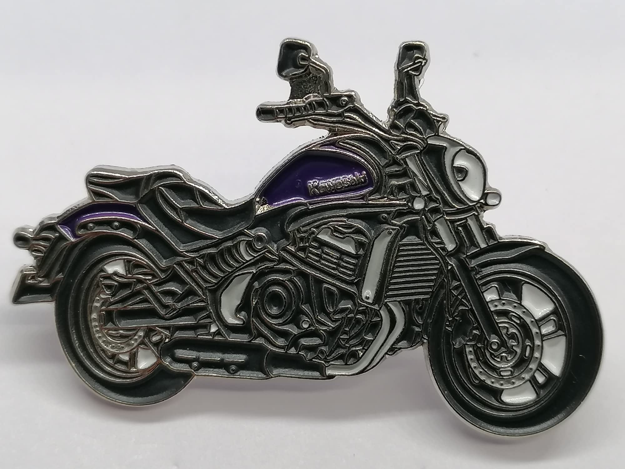Pin Kawasaki Vulcan S Motyw, Pin kawasaki vulcan s motiv, Vulcans, VulkanS, przypinka, przypinka, przypinka do motocykla, przypinka motocyklowa, przypinka motocyklowa, Miedź