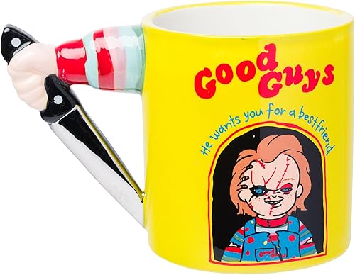 Miniatura 163 de Silver Buffalo Casper The Friendly Ghost - Taza de cerámica, 20 onzas Casper El fantasma amistoso,Beetlejuice rayas verdes y negras,Beetlejuice aquí