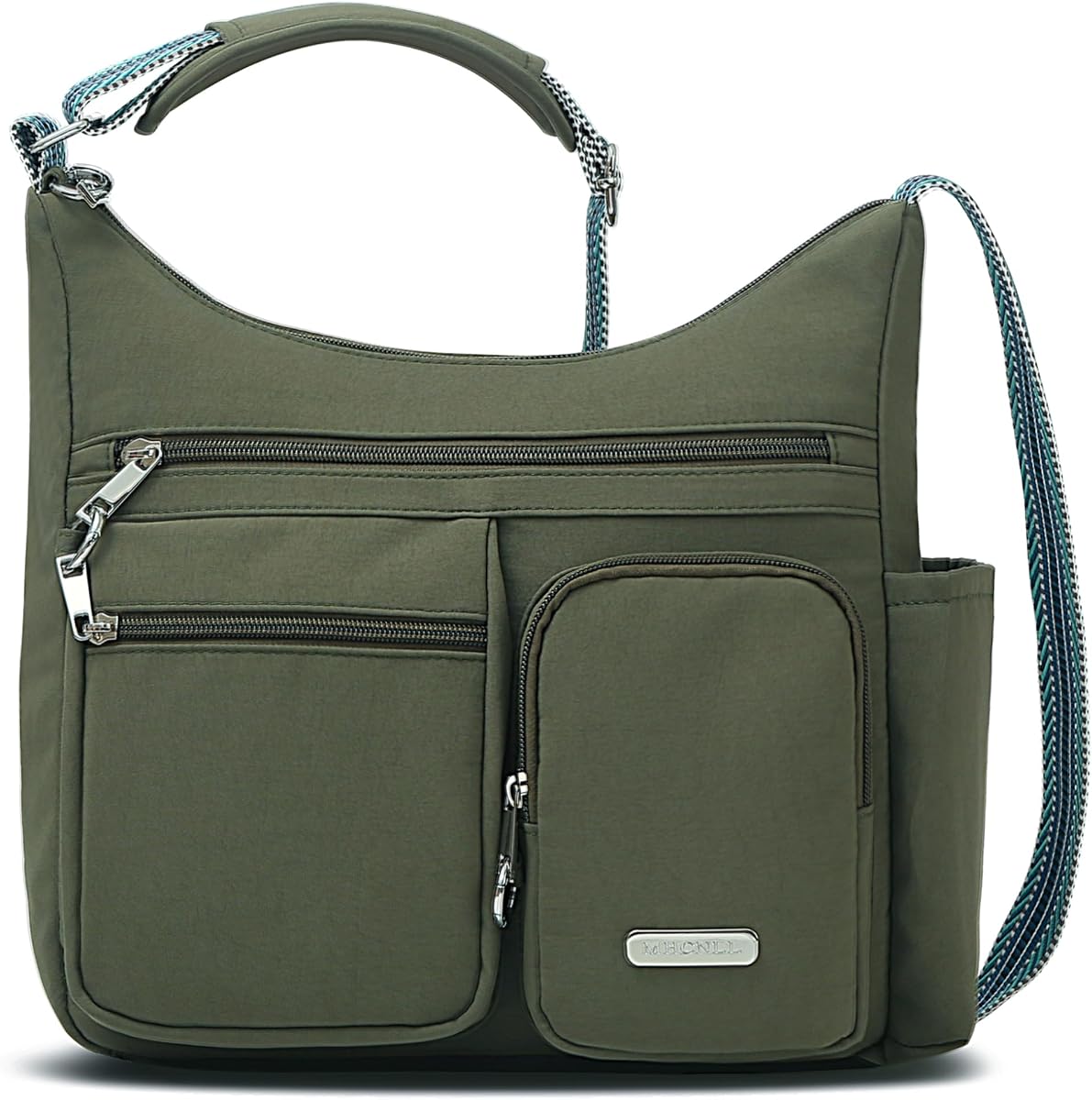 Bolso bandolera antirrobo para mujer, bolso de viaje de nailon impermeable