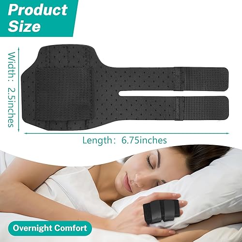 Miniatura 6 de Férula de dedo de gatillo con 2 barras de soporte de metal, férulas ajustables para dedos para artritis, lesiones, esguinces, alivio del dolor para