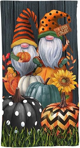Briarwood Lane Toalla de mano de gnomos de otoño