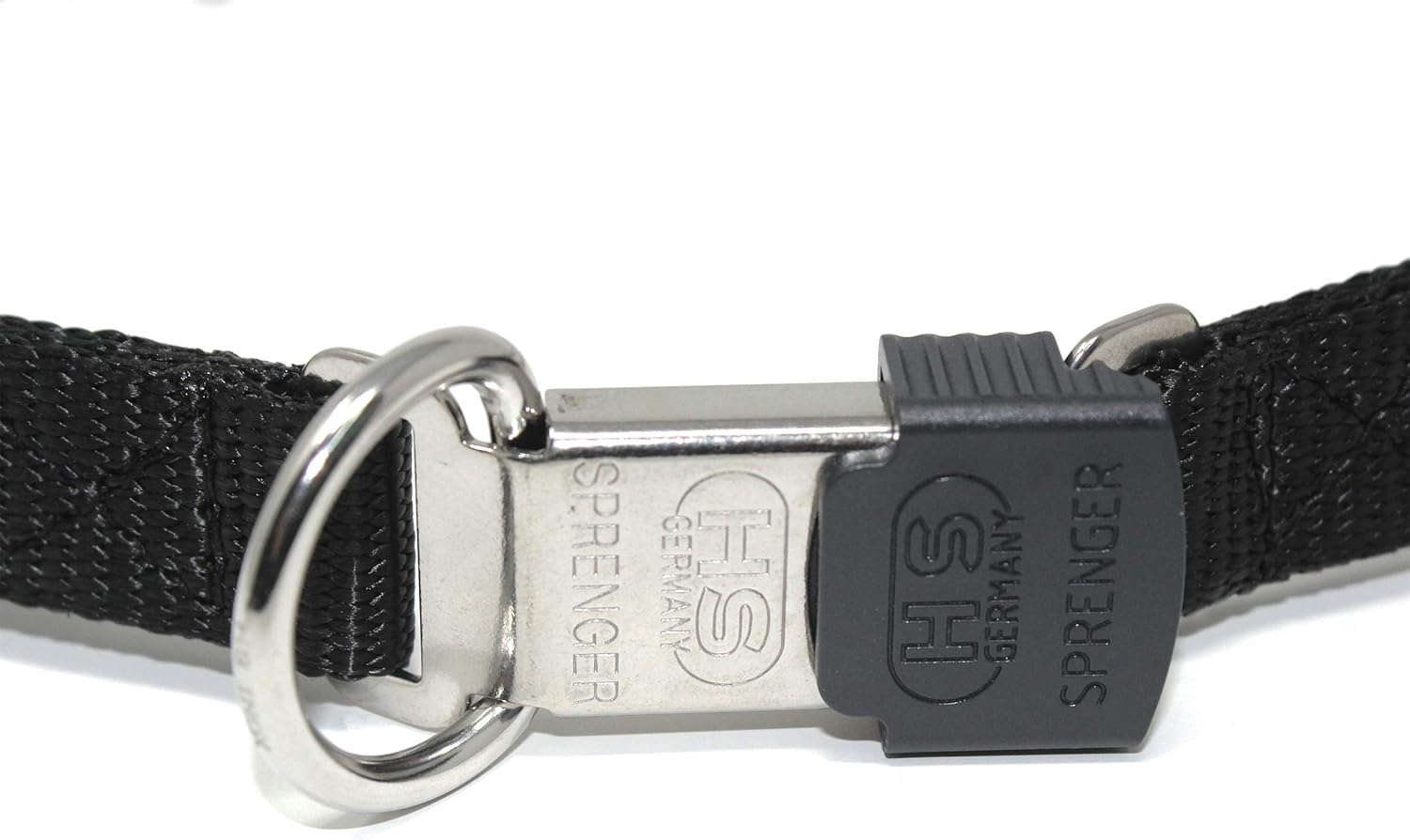 Herm Sprenger Stainless Steel Prong Dog Training Collar with Quick Release Buckle Ultra-Plus Pet Pinch Collar No-Pull Collar for Dogs Made in Germany 4mm x 24in Large