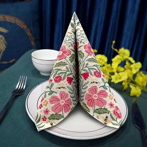 Miniatura 16 de 40 servilletas de papel, servilletas de cóctel diseñadas con estampado de mariposas, servilletas para bodas, cenas y fiestas, servilletas de papel