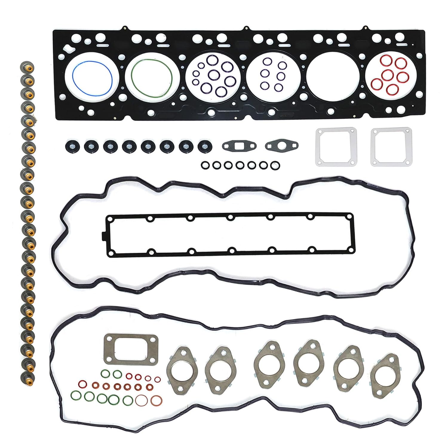 XQSMWF Head Gasket Sets Compatible with Dodge fit for Ram 2500 3500 4500 5500 6.7L 2007-2018 HS547741 HS54774-1