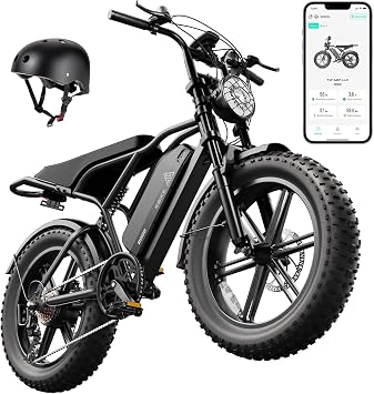TST Electric Bike for Adults 1500W Peak 20" Fat Tire All- Terrain E-Bike 60 Miles Electric Dirt Bike - 48V 15 AH Battery Tested to Safety Tested to UL 2849 Powered Electric Bicycle