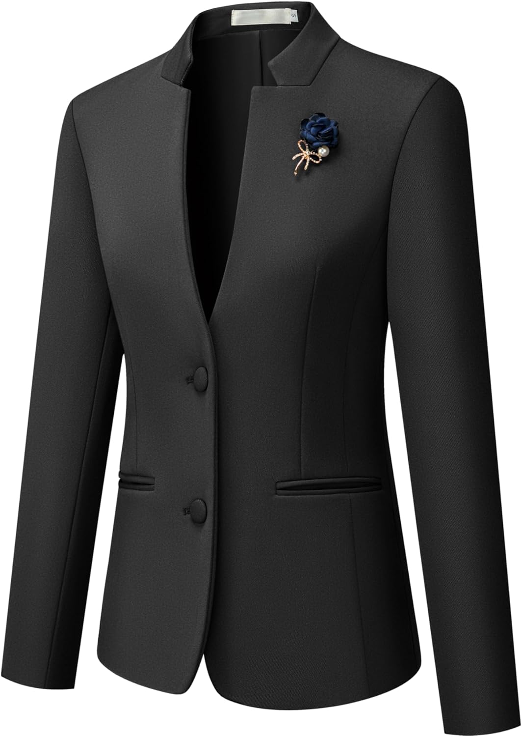 Women's 2 Piece Suit Skirt Set Business Office Work Blazer Jackets and Pencil Skirt with Slit - Image 3