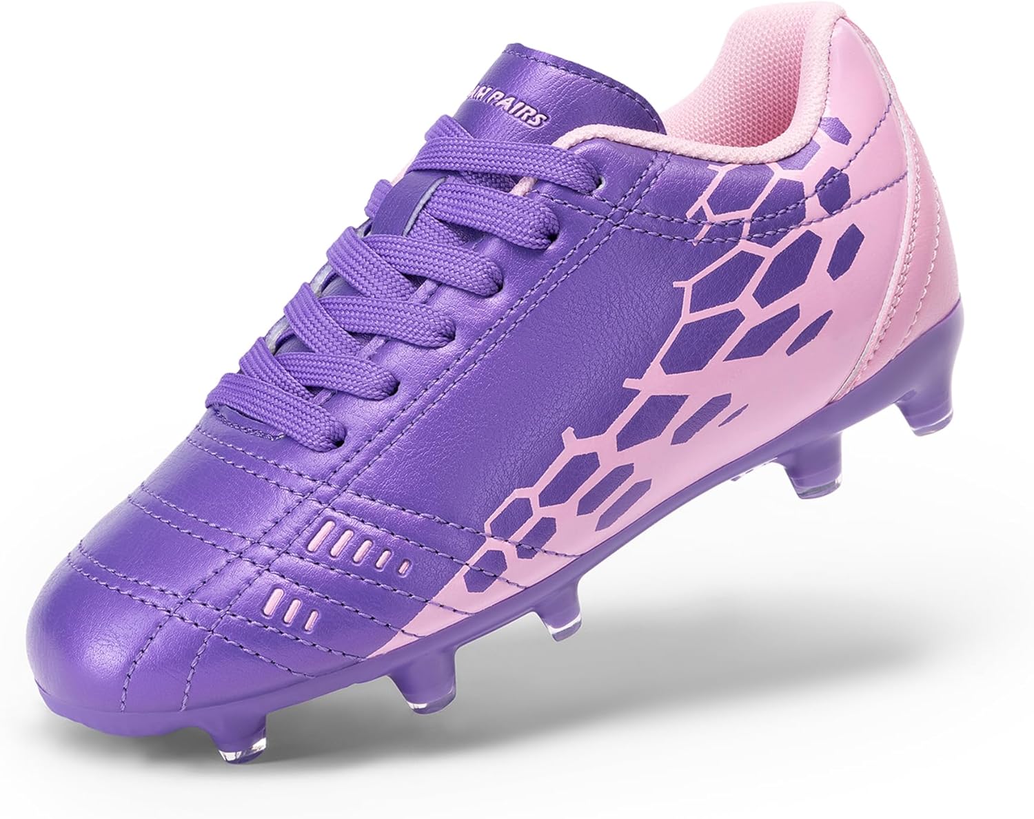 DREAM PAIRS Boys Girls Soccer Cleats Youth Firm Groud Outdoor Sport Athletic High Top Football Shoes for Little/Big Kid