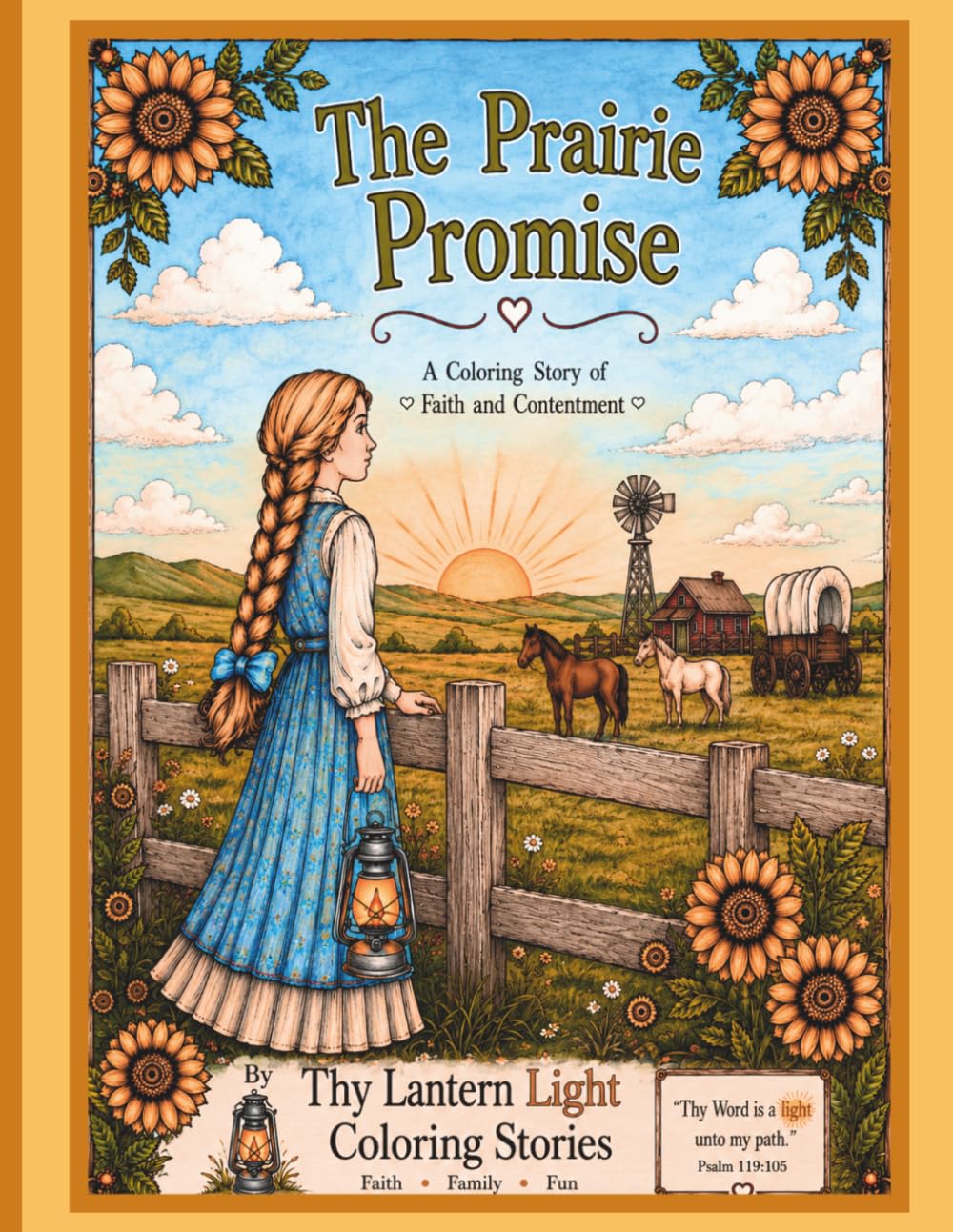 The Prairie Promise - A Coloring Story of Faith and Contentment: A Quiet Time Adventure of Faith and Fun for the Whole Family While Reading, Coloring, & Reflecting