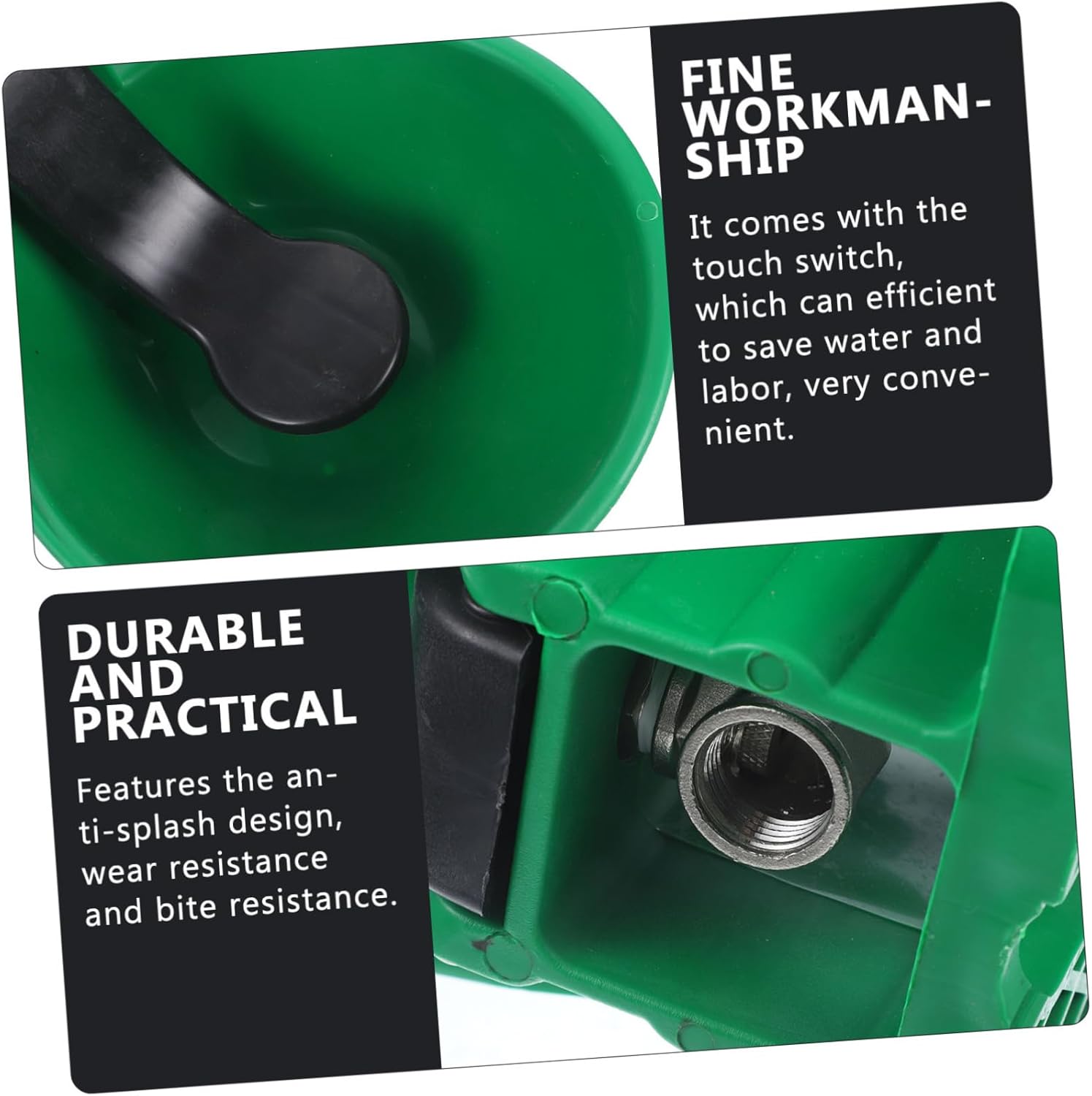 Plastic Livestock Drinking Bowl Large Cow Water Bowl Automatic Water Feeder for Livestock