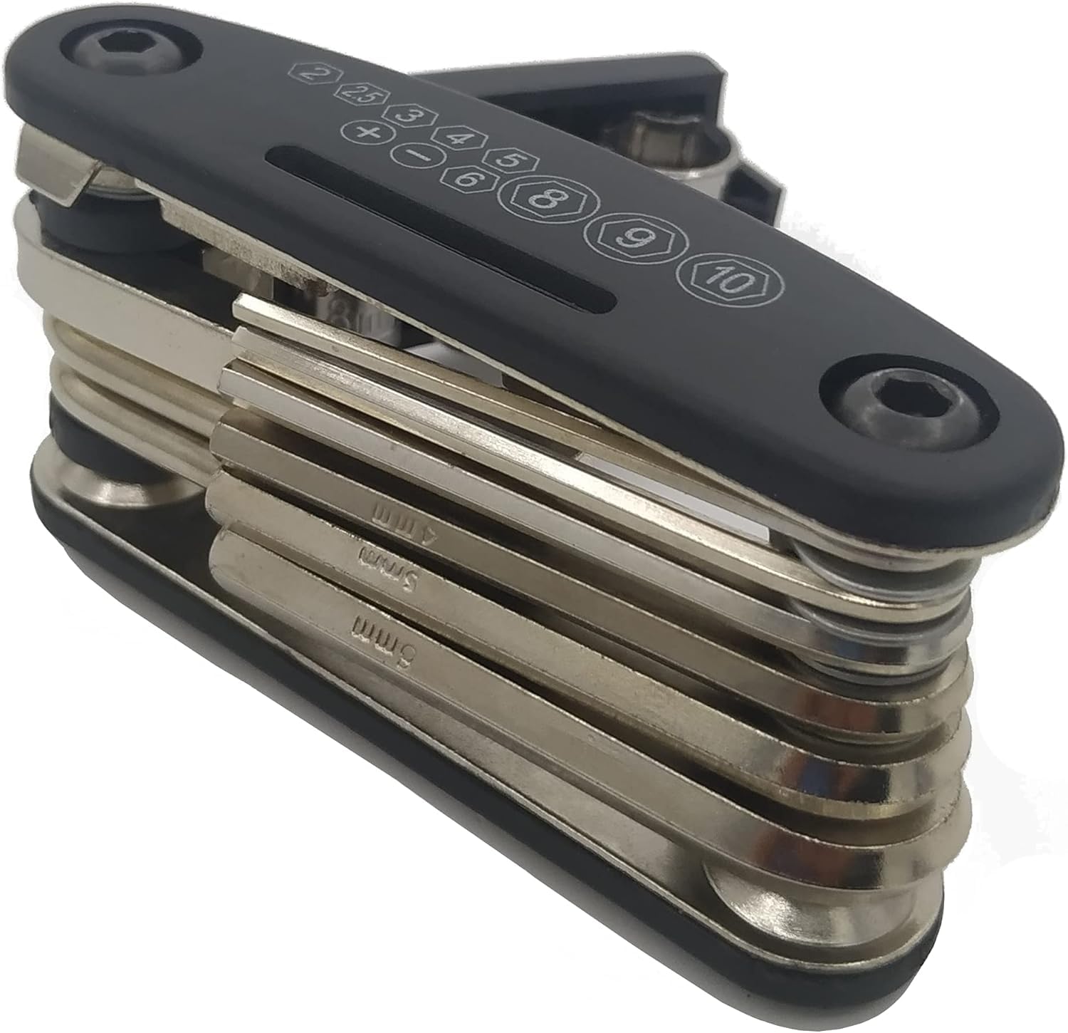 CYBIC 16-in-1 Bicycle Multi-Tool Kit, Portable Repair Toolkit with Hex Keys, Socket Set, Black-image-20