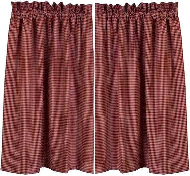 الصفحة الرئيسية مجموعة من Raghu Newbury Gingham Barn Red Tiers ، 72 &times; 36"