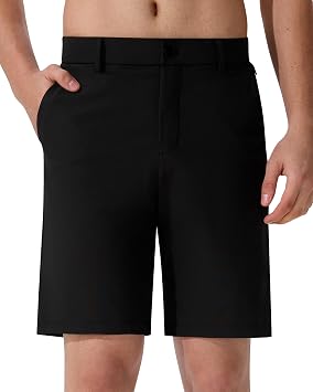 YuKaiChen Mens Golf Shorts Casual Stretch Lightweight Work Dress Shorts