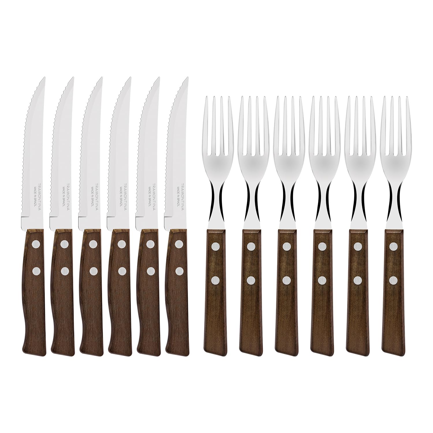 Tramontina Set Posate per Carne/BBQ 12 pezzi