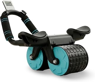 FlexBee Ab Roller for Home Workout, Automatic Rebound Abs Wheel, Heavy Duty Non-Slip Core Trainer for Men & Women, Abdomin... Price In India