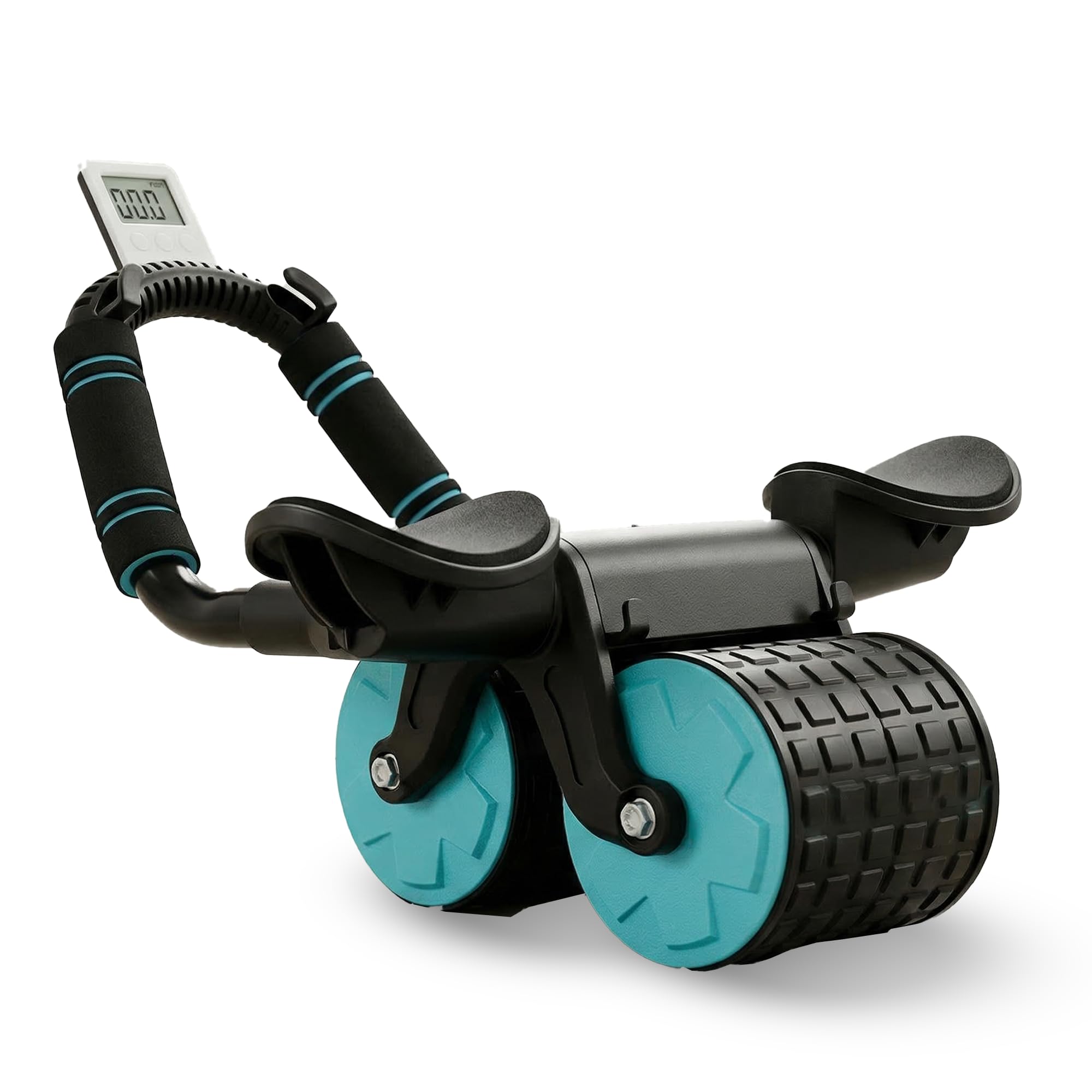 FlexBee Ab Roller for Home Workout, Automatic Rebound Abs Wheel, Heavy Duty Non-Slip Core Trainer for Men & Women, Abdominal Exercise Equipment for Belly Fat & Strength Training-image-40