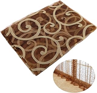 FOMIYES Transparent Curtains Sheer Curtains Voile Curtains Finished Product Window