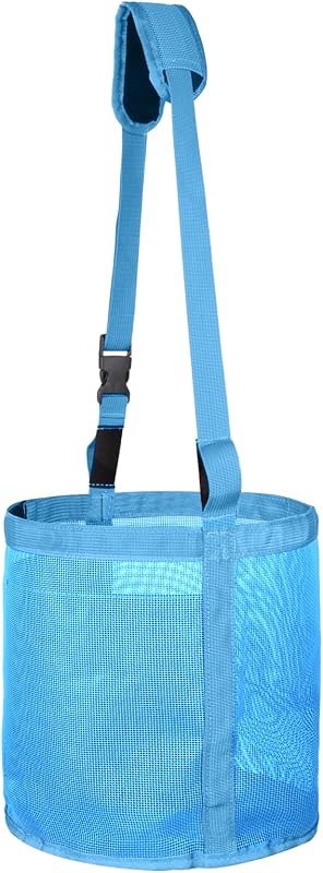 Saco para Alimentação de Cavalos Wizbrio com Fundo Impermeável e Alça Ajustável MSD01