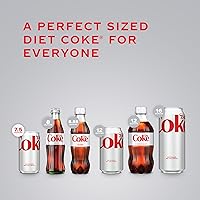 Vista 6 de Diet Coke Paquete para Refrigerador de Diet Soda, latas de 7.5 fl oz, paquete de 10 - Mini bebidas refrescantes de soda