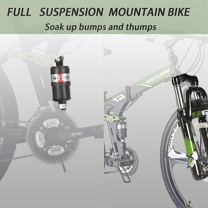 Bicicleta plegable montaña 27.5 pulgadas 21 velocidades miniatura 2