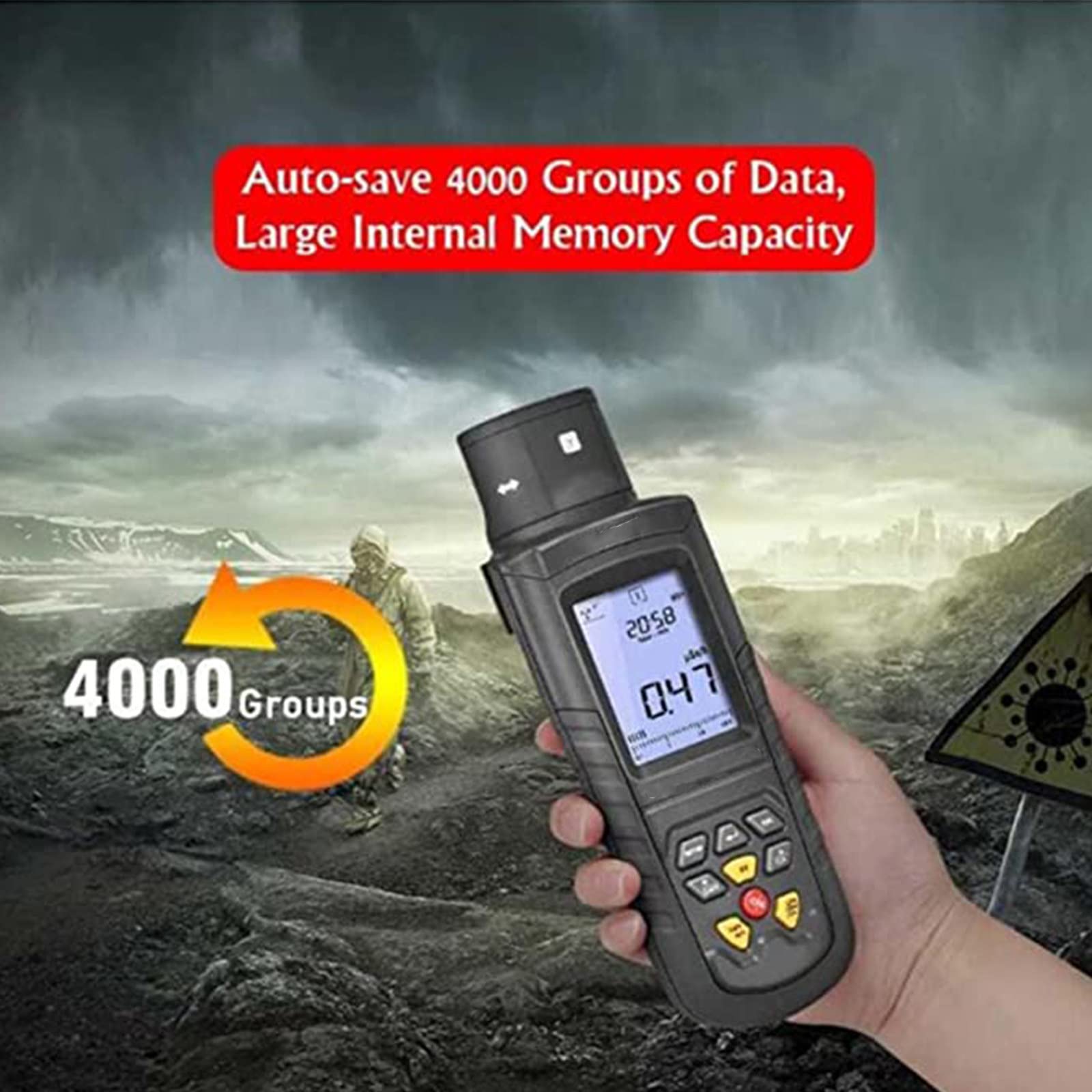 Amazon.co.jp: ガイガーカウンター放射性、放射線検出器、α、β、γ、X線