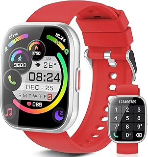 aycy Smartwatch for Men and Women, 1.85 Inch Smartwatch with Call/Answer and Answer, 112 Sports Modes Fitness Tracker with…