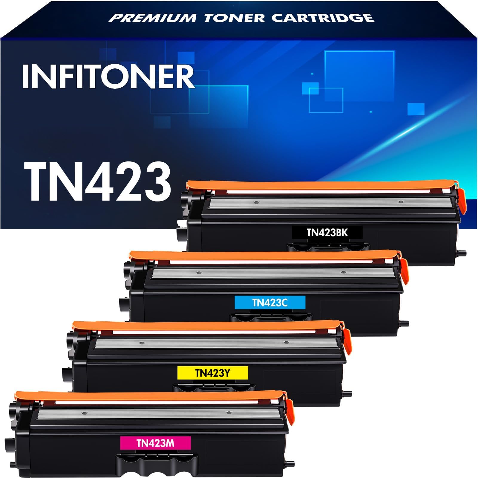 Kineco XL Toner Ersetzt TN421 TN423 Schwarz Für Brother MFC-L8690CDW MFC-L8900CDW