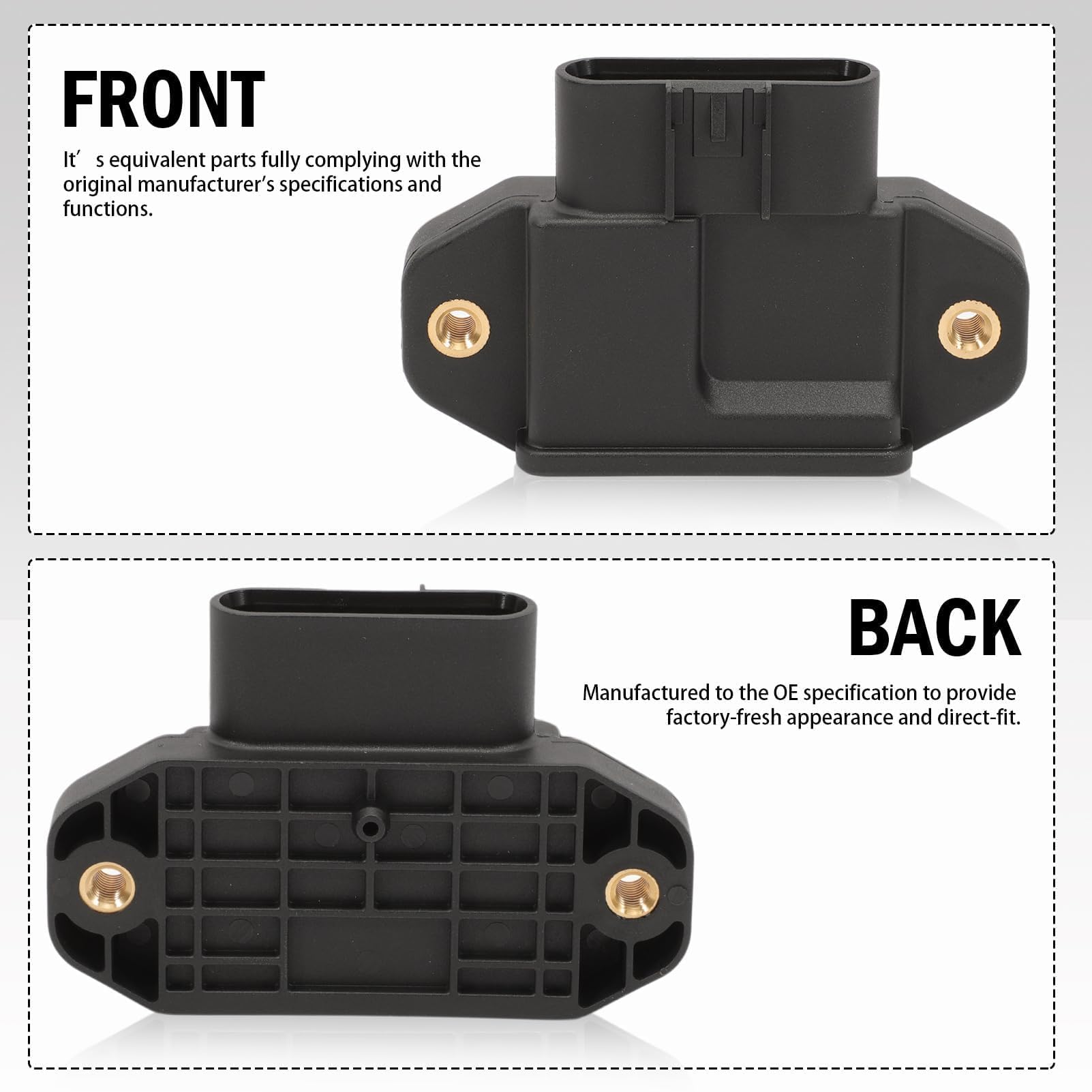 Conjunto de relé de freno de remolque 20904439 para Escalade 2007-2014 2008-2013 Avalanche Silverado 2008-2014 Suburban 2008-2013 Sierra 2008-2014 Yukon