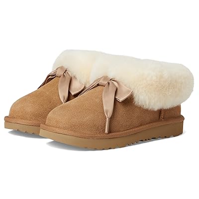 UGG Kids Bailey Slippers (Little Kid/Big Kid) Kids Shoes Chestnut
