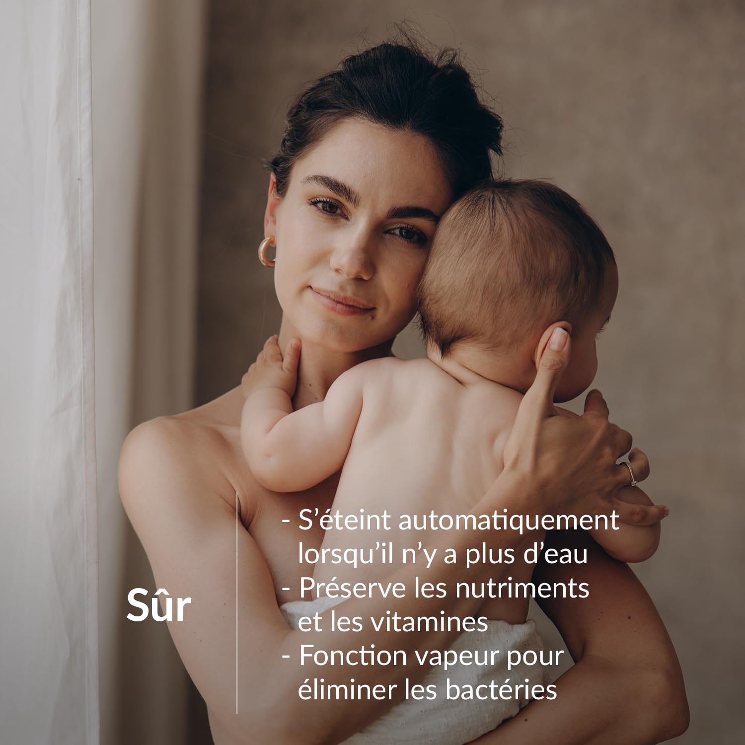 Difrax LOVI - Calentador de biberón 6 en 1 - Calentamiento rápido y seguro, mantenimiento caliente, descongelación y esterilización de vapor - universal gris/negro