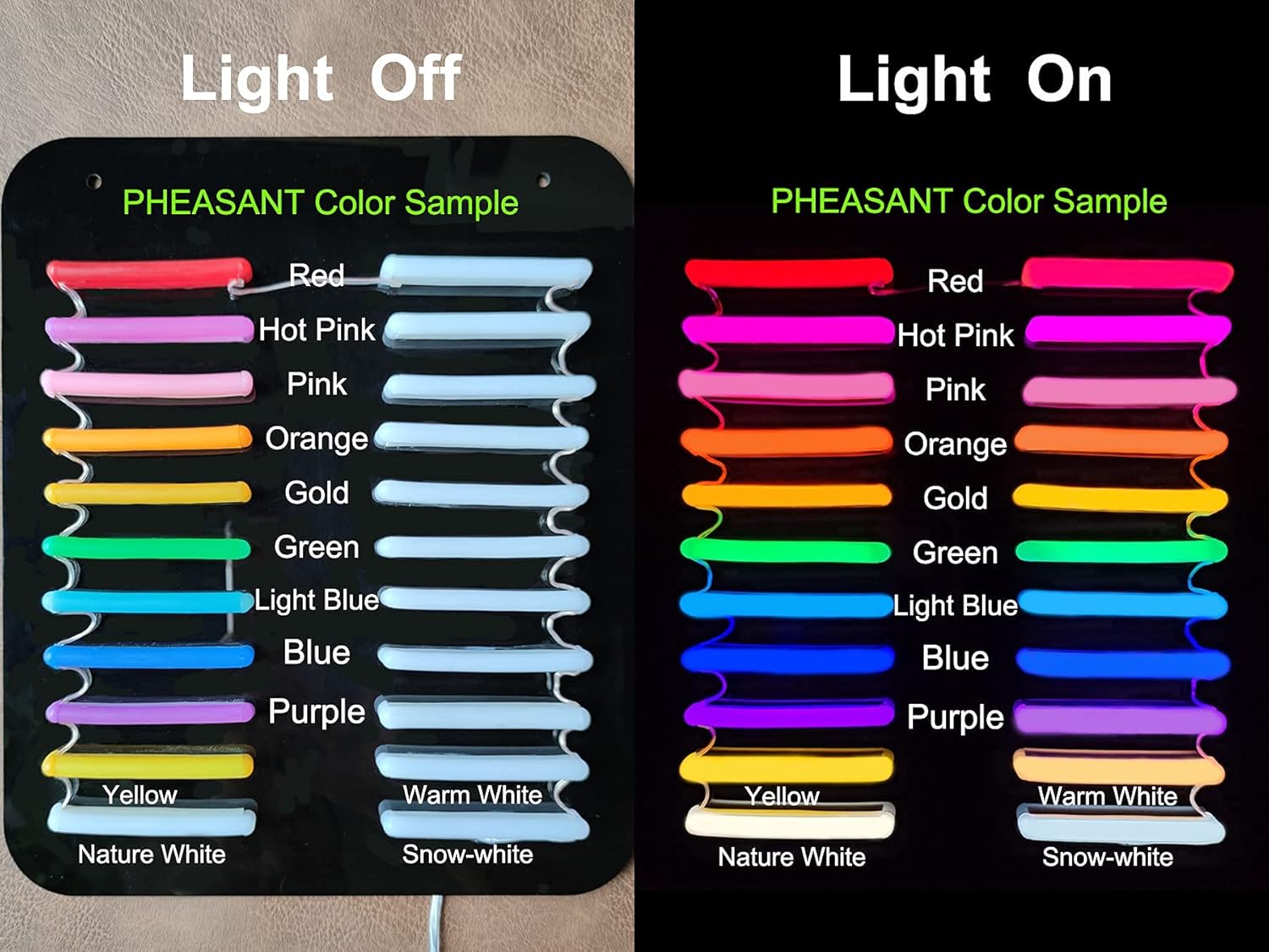 Custom Neon Signs, Handmade Customizable LED Neon Sign Personalized for Weddings, Name Gifts, Business Logos, Bars, Parties, and Bedroom Wall Decor (40")