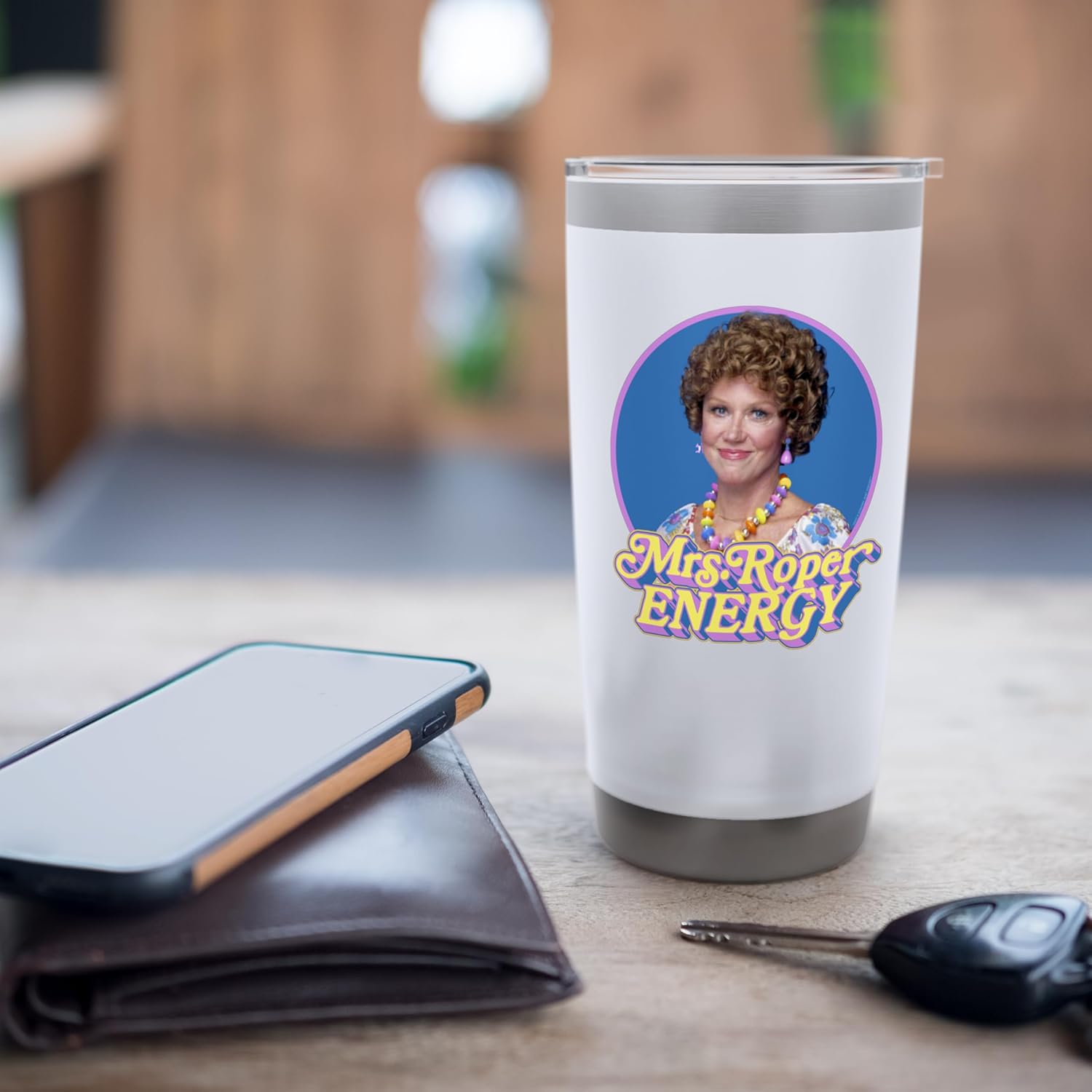 Mrs Roper Energy Helen Roper Three's Company Retro Stainless Steel Insulated Tumbler